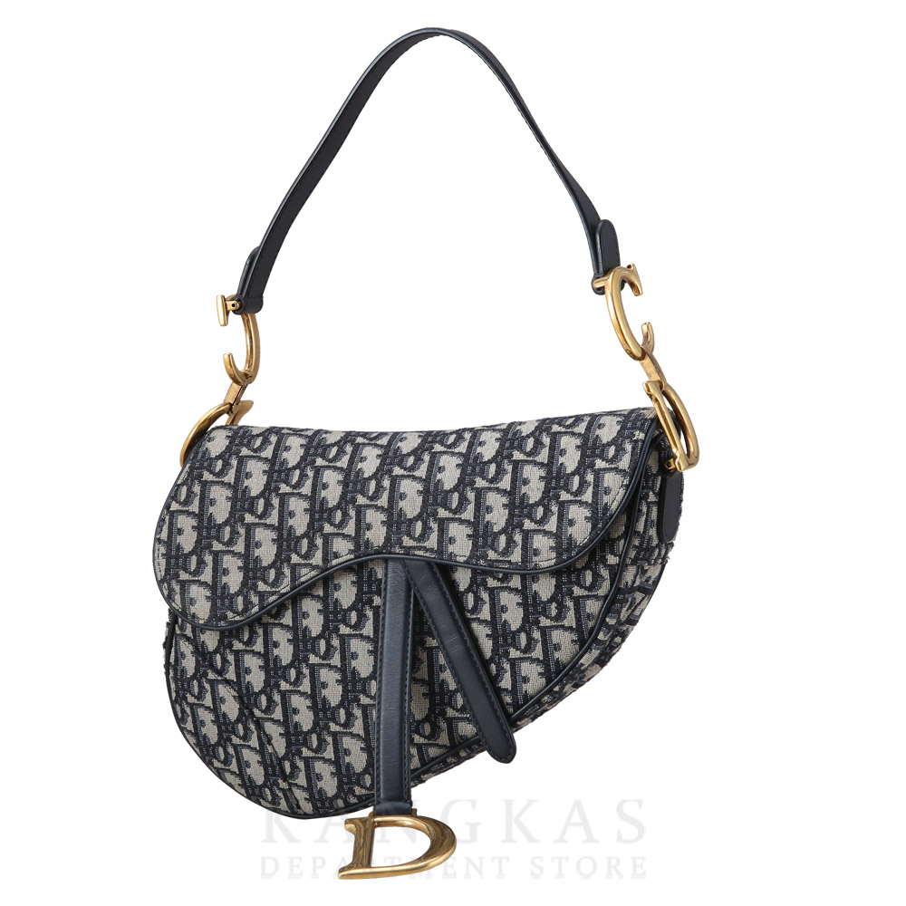 CHRISTIAN DIOR(USED)크리스찬디올 오블리크 새들 미디움 백